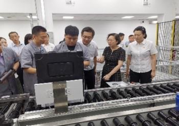 上级行领导现场考察保定工行智能金库建设