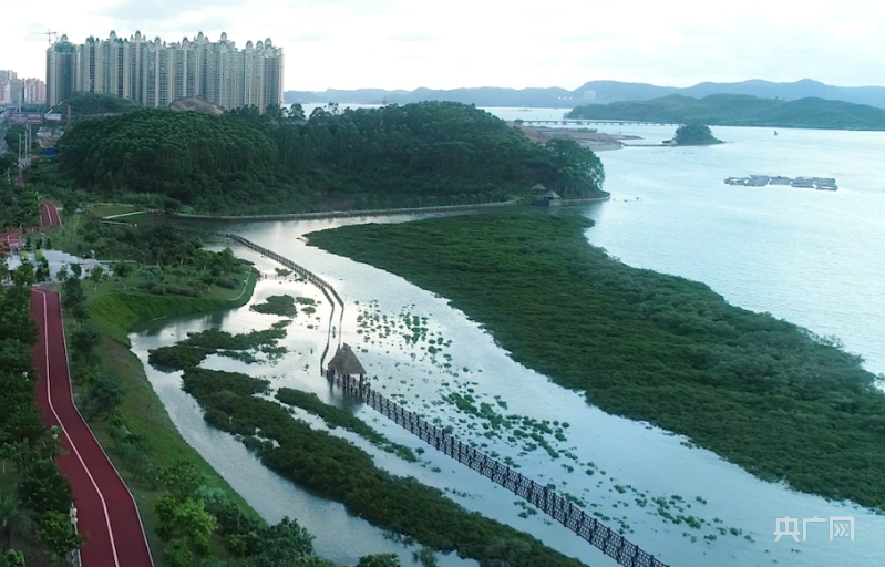 防城港市西湾旅游景区（央广网发 防城港市海洋局供图）
