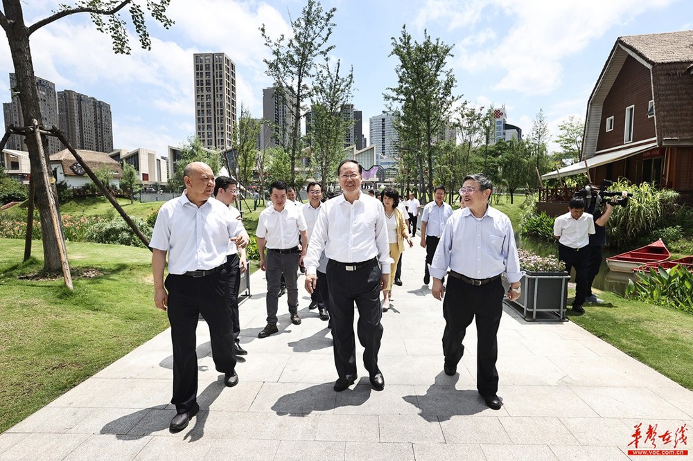 蒋卓庆毛伟明在长沙调研督导生态环境保护工作2