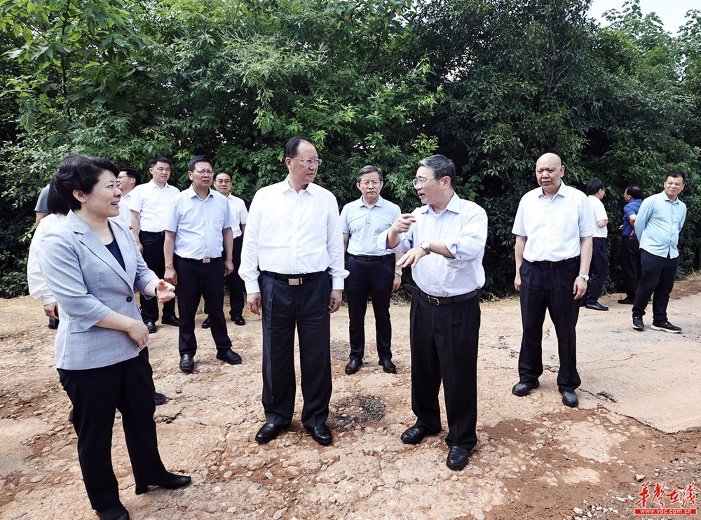 蒋卓庆毛伟明在长沙调研督导生态环境保护工作1