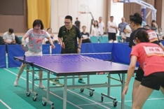 广发银行济南分行举办“聚力谱新篇 激情展风采”乒乓球比赛