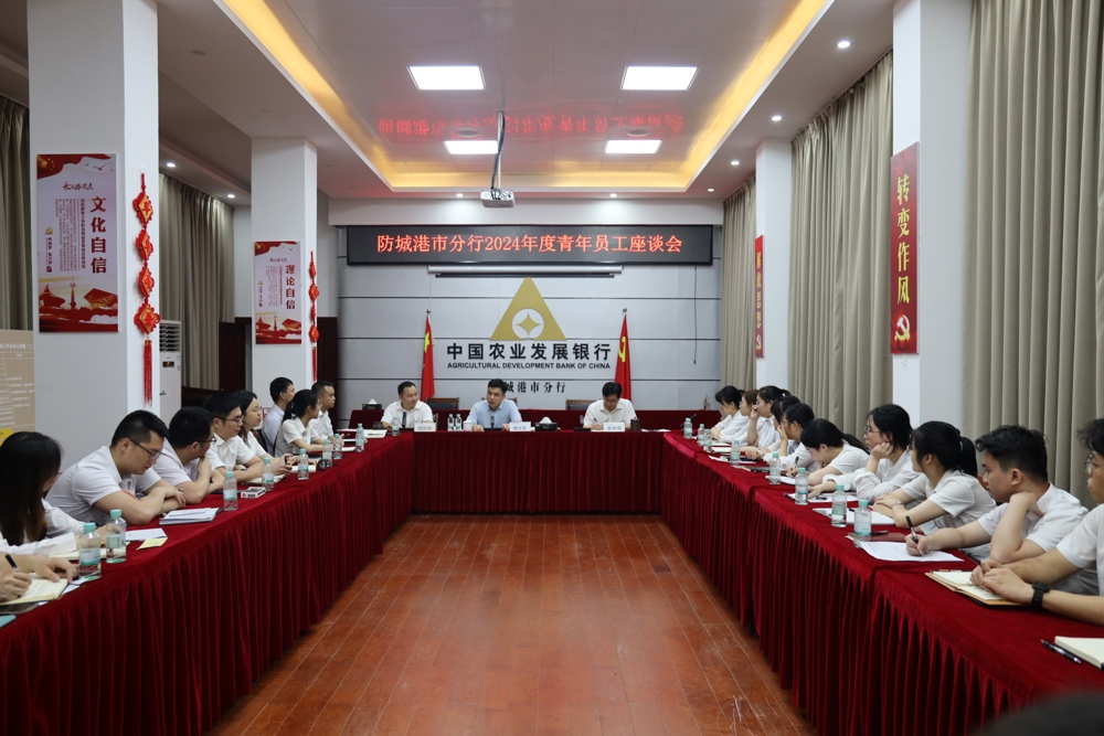 图1：青年员工座谈会现场