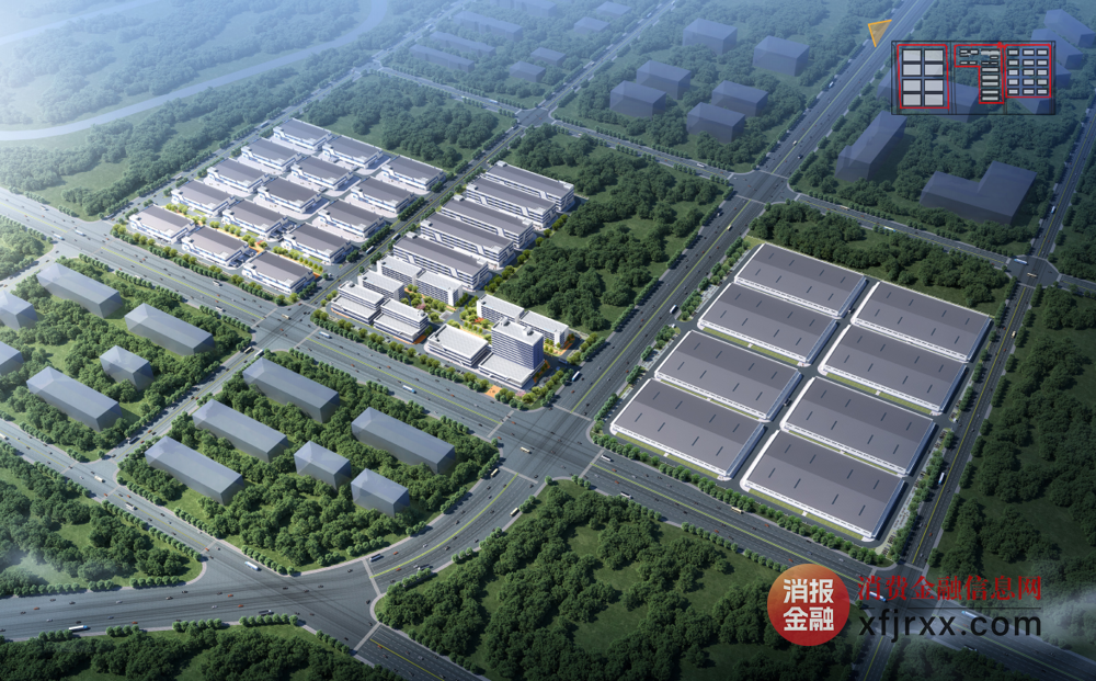 图为隆安县产业路及农产品加工示范园项目预览图 农发行广西隆安县支行供图