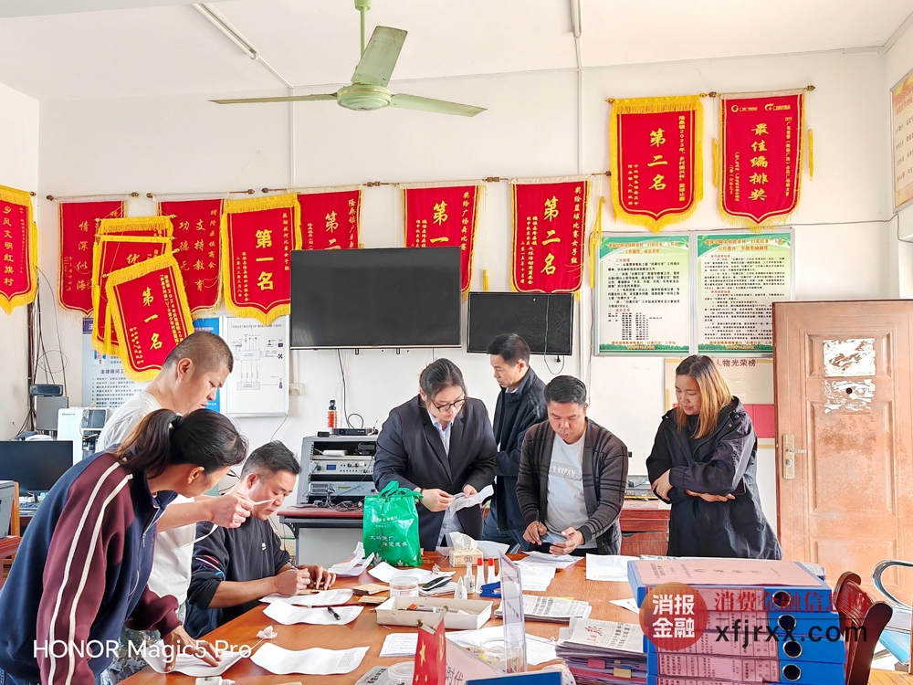 农行德保县支行：送金融服务进村 (2)