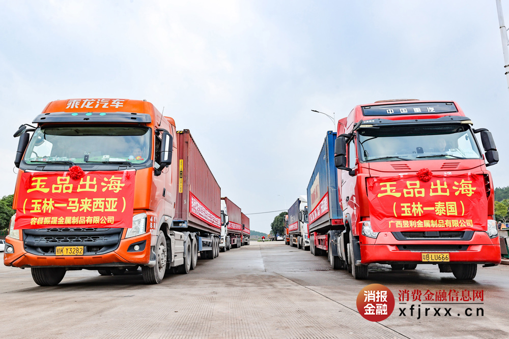 “玉品出海”发车，为玉林外贸发展增添新渠道。（资料图片）