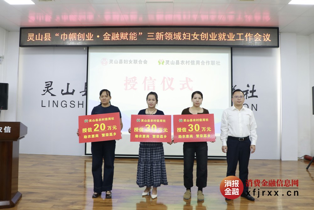 5.为妇女创业者代表授信