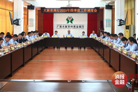 大新农商银行召开2025年四季度工作调度会  凝心聚力决胜收官战